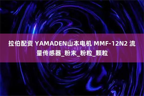 拉伯配资 YAMADEN山本电机 MMF-12N2 流量传感器_粉末_粉粒_颗粒