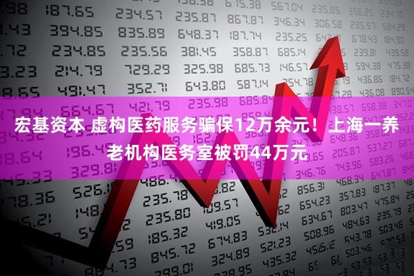 宏基资本 虚构医药服务骗保12万余元！上海一养老机构医务室被罚44万元